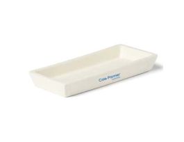 High-Alumina Rectangular Tray, 64 mL, 100 x 45 x 19 mm
