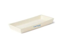 High-Alumina Rectangular Tray, 340 mL, 200 x 90 x 25 mm