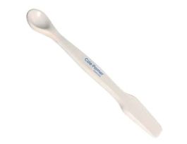 Spatula with Spoon, Porcelain, 0.1 mL, 100 mm L