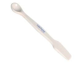 Spatula with Spoon, Porcelain, 1.2 mL, 198 mm L