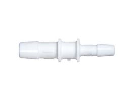 Hose Barb Fitting, Straight Reducer, White Nylon, Cleanroom Packed, 5/32" ID x 3/32" ID; 10/Pk