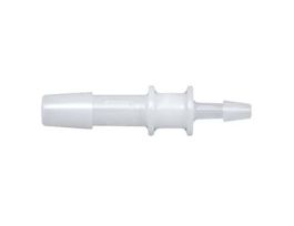 Hose Barb Fitting, Straight Reducer, HDPE, Cleanroom Packed, 1/4" ID x 1/8" ID; 10/Pk