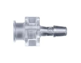 Luer to Hose Barb Fitting, Straight Adapter, CrystalVu?, Cleanroom Packed, Large Bore Female Luer x 3/16" ID; 10/Pk