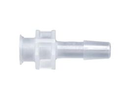 Luer to Hose Barb Fitting, Straight Adapter, Animal-Derivative-Free Polypropylene, Cleanroom Packed, Large Bore Female Luer x 3/16" ID; 10/Pk