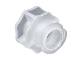 Luer to Plug Fitting, Straight Adapter, CrystalVu?, Cleanroom Packed, Large Bore Female Luer; 10/Pk