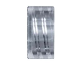 Luer to Plug Fitting, Straight Adapter, White Nylon, Cleanroom Packed, Large Bore Male Luer; 10/Pk