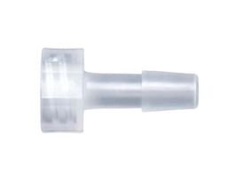 Luer to Hose Barb Fitting, Straight Adapter, Animal-Derivative-Free Polypropylene, Cleanroom Packed, Large Bore Male Luer x 5/16" ID; 10/Pk