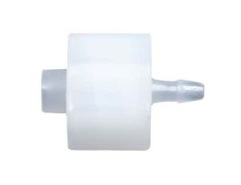 Luer to Hose Barb Fitting, Straight Adapter, Natural Nylon, Cleanroom Packed, Male Luer x 3/32" ID; 10/Pk