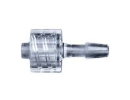 Luer to Hose Barb Fitting, Straight Adapter, CrystalVu?, Cleanroom Packed, Male Luer x 1/4" ID; 10/Pk