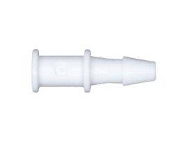 Hose Barb to Plug Fitting, Straight Adapter, Animal-Derivative-Free Polypropylene, Cleanroom Packed, 1/2" ID; 10/Pk