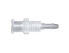 Luer to Hose Barb Fitting, Straight Adapter, Animal-Derivative-Free Polypropylene, Cleanroom Packed, Panel-Mount Female Luer x 1/16" ID; 10/Pk