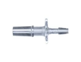 Luer to Hose Barb Fitting, Straight Adapter, CrystalVu?, Cleanroom Packed, Rotating Male Luer Lock x 3/16" ID; 10/Pk