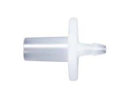 Luer to Hose Barb Fitting, Straight Adapter, Natural Nylon, Cleanoom Packed, Male Slip Luer x  3/16" ID; 10/PK