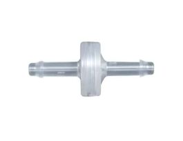Miniature Check Valve, Polypropylene Housing, Viton? diaphragm, 3/16" ID