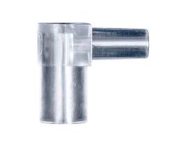 Luer Fitting, Elbow Union, CrystalVu?, Cleanroom Packed, Male Slip Luer; 10/Pk