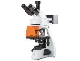Compound Trinocular Microscope, 4/10/40/100x, Fluorescence-LED Plan; 100-240 VAC