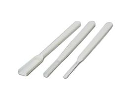 Disposable Micro Spatulas, Narrow, Sterile, PS, 0.5 mL; 100/PK