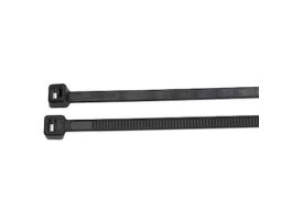 120 Pound Nylon Cable Zip Ties, 17.0" L, Black; 50/CS