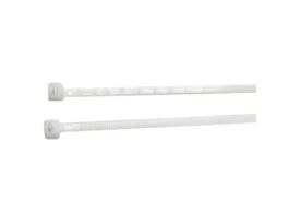 120 Pound Nylon Cable Zip Ties, 17.0" L, White; 50/CS