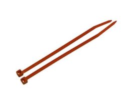 18 Pound Nylon Cable Zip Ties, 4.0" L, Orange; 100/CS