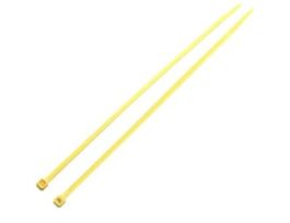 40 Pound Nylon Cable Zip Ties, 8.0" L, Yellow; 100/CS