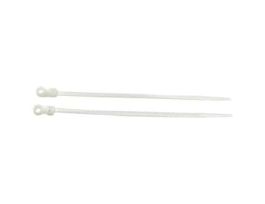 50 Pound Nylon Mountable Cable Zip Ties, 12.0" L, White; 100/CS