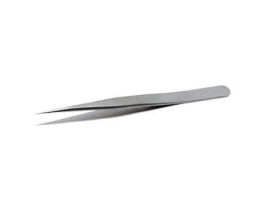 Precision Stainless Steel Tweezers, Flat Edges Fine Tips, 0C-SA, 90mm