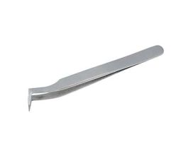 Precision Stainless Steel Tweezers, Bent Tips, 6-SA, 110mm