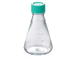 Erlenmeyer Flask, PC, Sterile, Vent Cap, 500mL; 12/CS