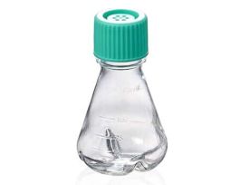 Erlenmeyer Flask Baffled, PC, Sterile, Vent Cap, 125mL; 24/CS