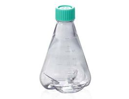 Erlenmeyer Flask Baffled, PC, Sterile, Vent Cap, 1000mL; 6/CS