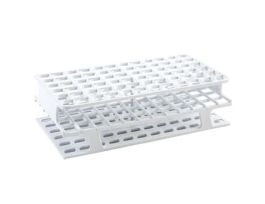 Durable Tube Rack, Full Size, POM, 13mm, 72-Place, White; 8/CS