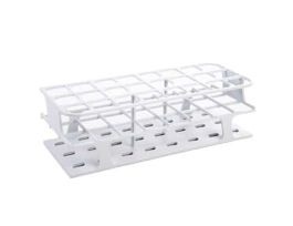 Durable Tube Rack, Full Size, POM, 30mm, 24-Place, White; 8/CS
