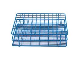 Coated Wire Tube Rack, 13-16mm, 9x12, Blue