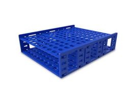 High-Capacity Tube Rack, 16 to 20 mm, Blue
