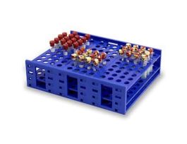 High-Capacity Tube Rack, 13 to 16 mm, Blue