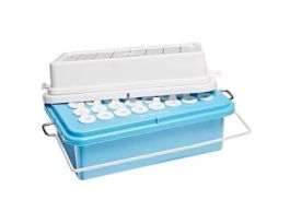 Mini-Cooler, -20?C, 0.5-2mL, Gel Lid, 32-Place, Blue