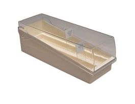 Microscope Slide Storage Rack with Lid, ABS Plastic, Holds 200 Slides