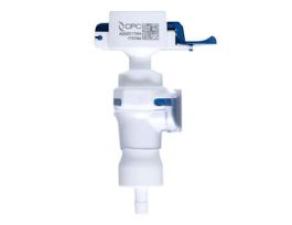 Quick-Disconnect Fitting, Genderless Hose Barb, Polycarbonate, Valved, 1/2" ID; 1/Ea