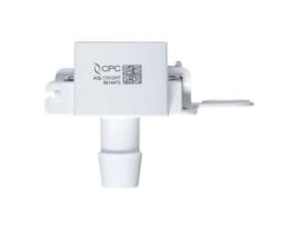 Quick-Disconnect Fitting, High-Flow, Genderless Hose Barb, High-Temperature Polycarbonate, 1" ID; 1/Ea