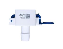 Quick-Disconnect Fitting, High-Flow, Genderless Sanitary Adapter, Polycarbonate, 1-1/2" Sanitary; 1/Ea