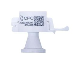 Quick-Disconnect Fitting, Low-Flow, Genderless Sanitary Adapter, High-Temperature Polycarbonate, 3/4" Sanitary; 1/Ea