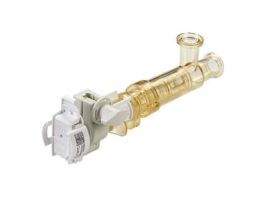 Quick-Disconnect Fitting, Genderless Sanitary Adapter with AseptiQuik S?, High-Temperature Polycarbonate, 3/4" x 1-1/2"; 1/Ea