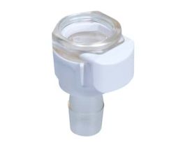 Quick-Disconnect Fitting, Hose Barb Body, Polysulfone, Non-Valved, 1/8" ID; 25/Pk