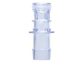 Quick-Disconnect Fitting, Hose Barb Insert, Polycarbonate with Silicone O-Ring, Non-Valved, 3/8" ID; 25/Pk