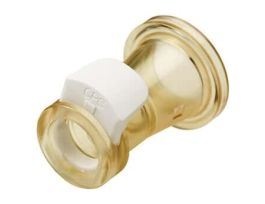 Quick-Disconnect Fitting, Sanitary Body, Polysulfone, Non-Valved, 3/4" Sanitary; 1/Ea