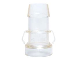 Quick-Disconnect Fitting, Twist-to-Connect, Hose Barb Insert, Polysulfone, Non-Valved, 1" ID; 1/Ea
