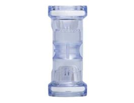 Quick-Disconnect Fitting, MPX? to MPX Back-to-Back Body Adapter, Polysulfone; 1/Ea