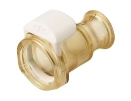 Quick-Disconnect Fitting, Cap, Polysulfone; 25/Pk