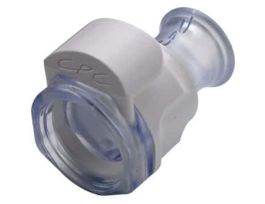 Quick-Disconnect Fitting, Cap with Lock, Polysulfone; 25/Pk
